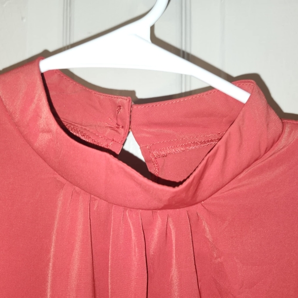 Theenkoln Midi Dress Pleated Bottom, High Neck Size M NWT - Picture 4 of 7